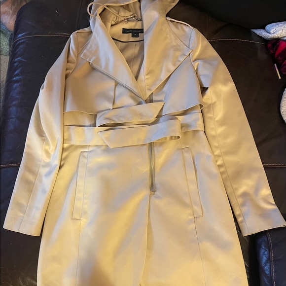 French Connection Jackets & Blazers - French Connection Beige raincoat